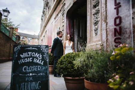 James & Nina's Wilton Music Hall London Wedding Photography