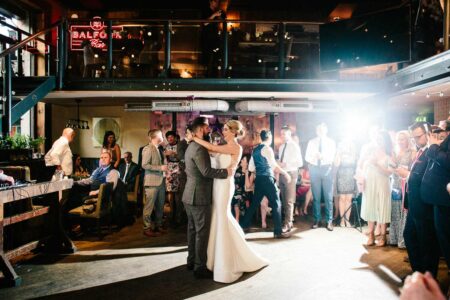 Wedding Photography at Kate & Gareth's London themed wedding at St. Bart's Brewery London