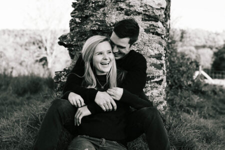 Surrey Engagement Photography at Waverley Abbey