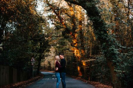 Surrey Engagement Photography at Waverley Abbey