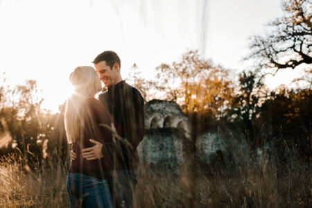 Surrey Engagement Photography at Waverley Abbey