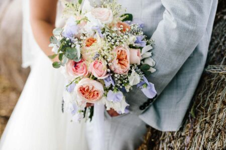 Summer wedding photography at Hook House Farm in Surrey