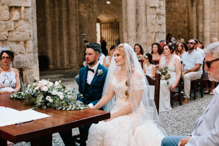 Real Wedding at Abbey San Galgano Tuscany by Fresh Shoot Studios